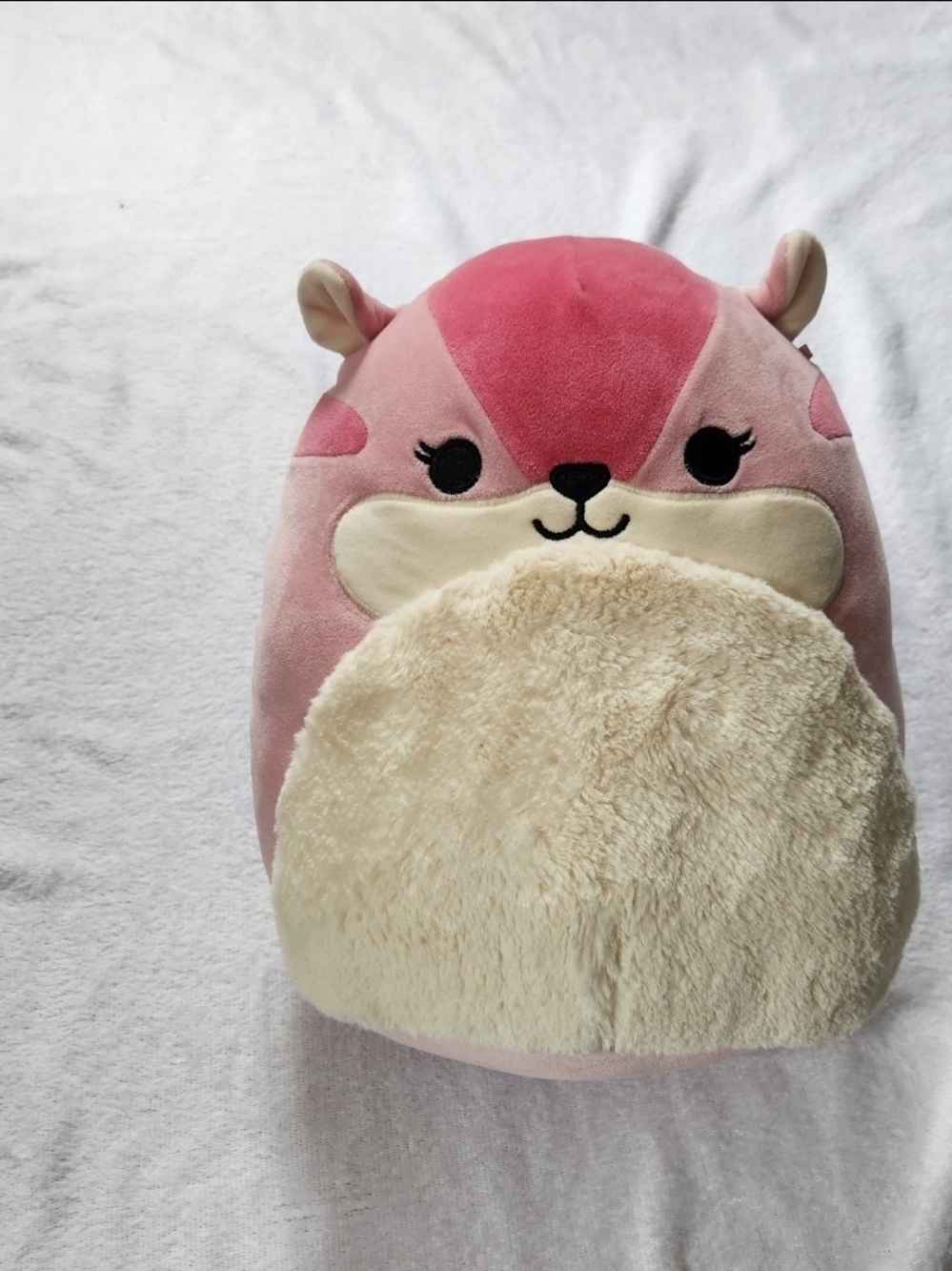 Squishmallows Dianalee The Chipmunk 11" Pink Plush Pillow 2024 Kelly Toy EUC
